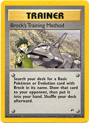 106 Brock's Training Method